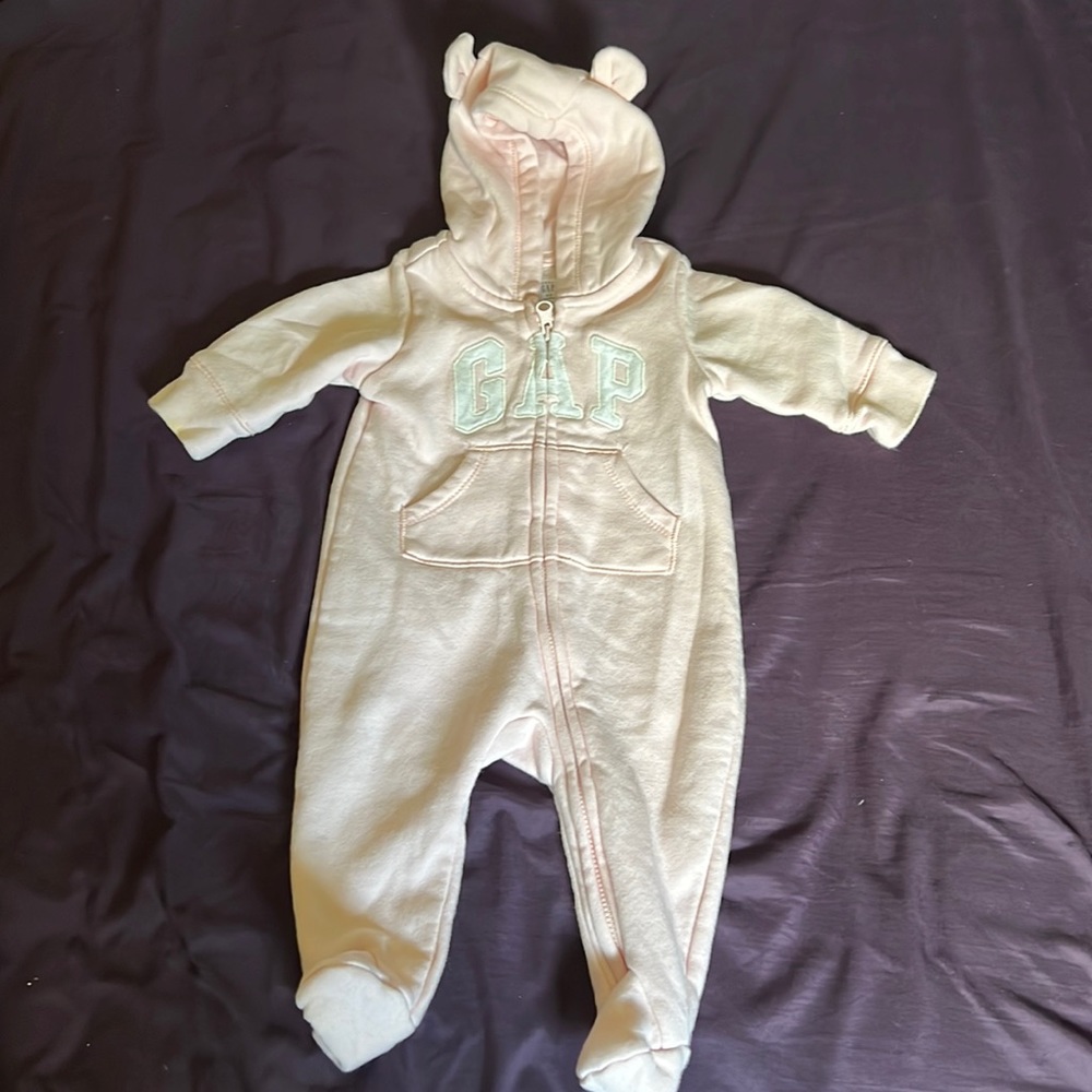 BabyGap 0-3 Month Cold Weather Sweatsuit One Piece